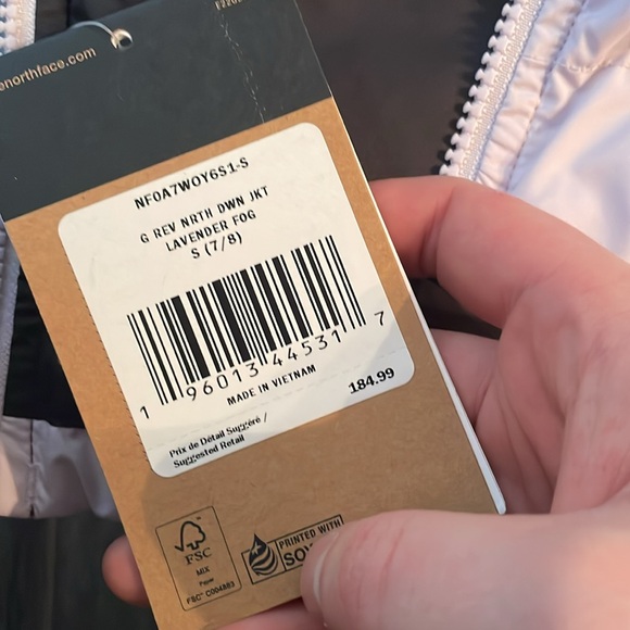 North Face Down Jacket Lavender Fog 💜 - Picture 4 of 4